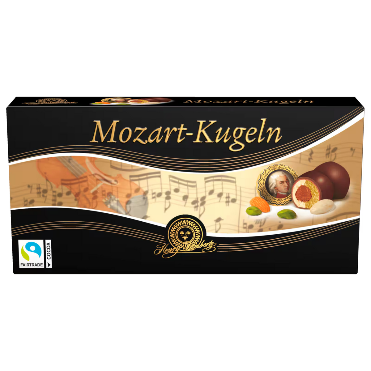 Mozart Kugeln - chocolate marzipan pralines, a classic on the German Christmas plate