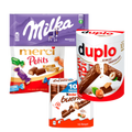 Best of German candy bundle with Milka, merci Petits, Duplo and Kinder Bueno