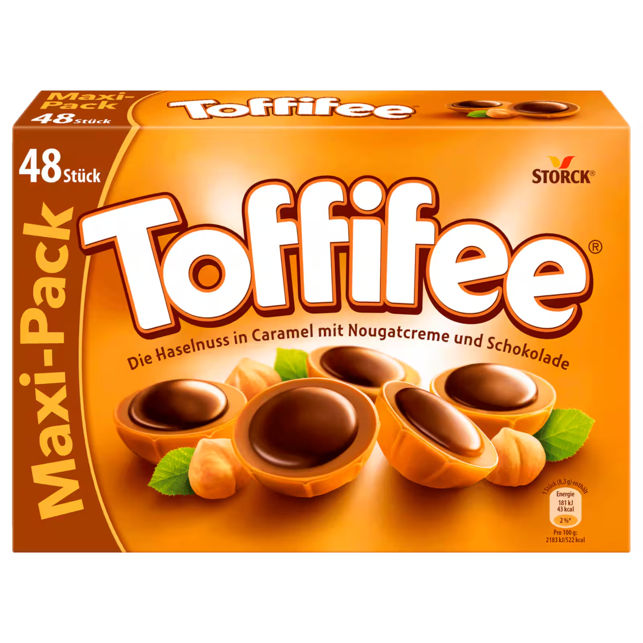 Toffifee maxi pack 48 pieces – caramel hazelnut chocolate