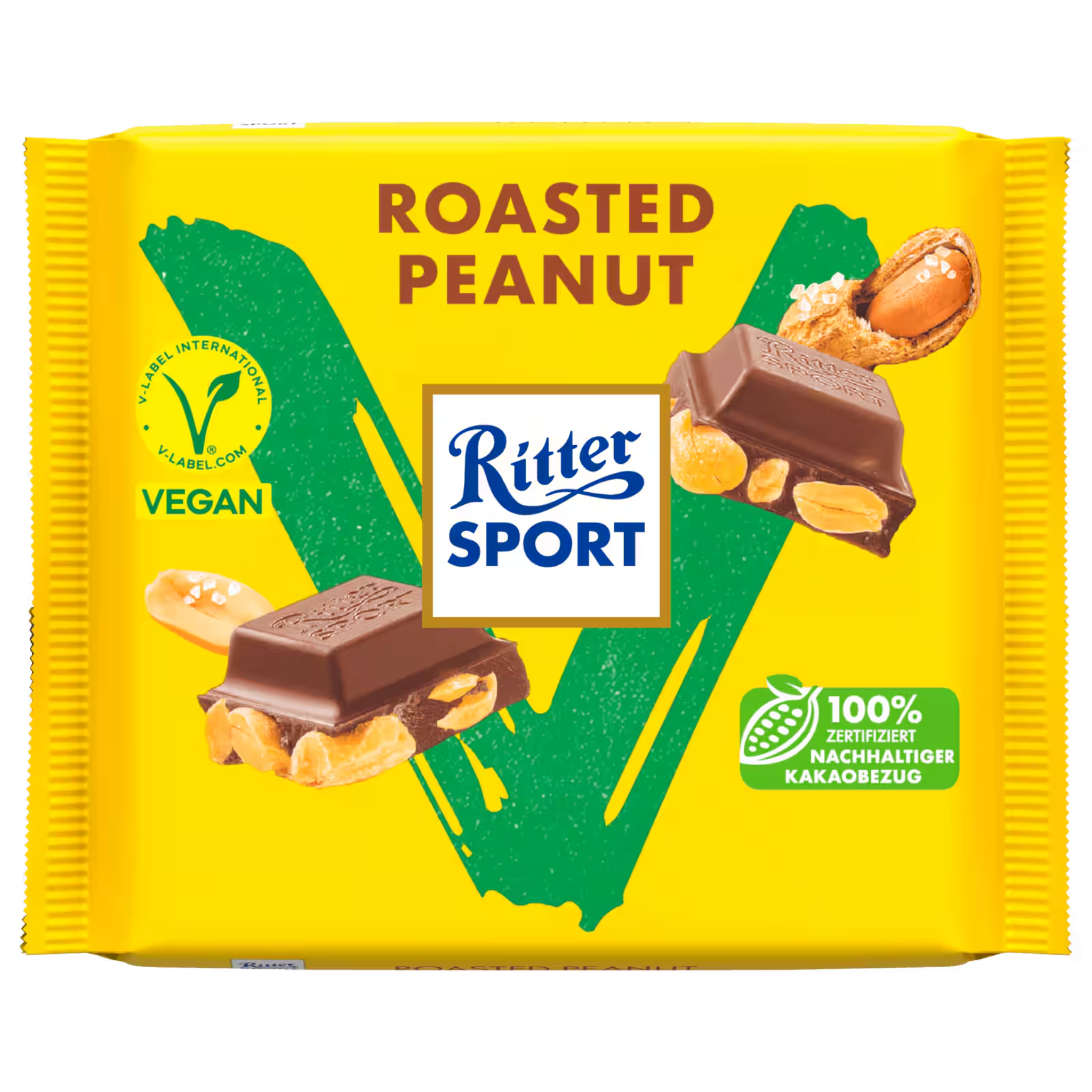 Ritter Sport Roasted Peanut vegan chocolate 100g