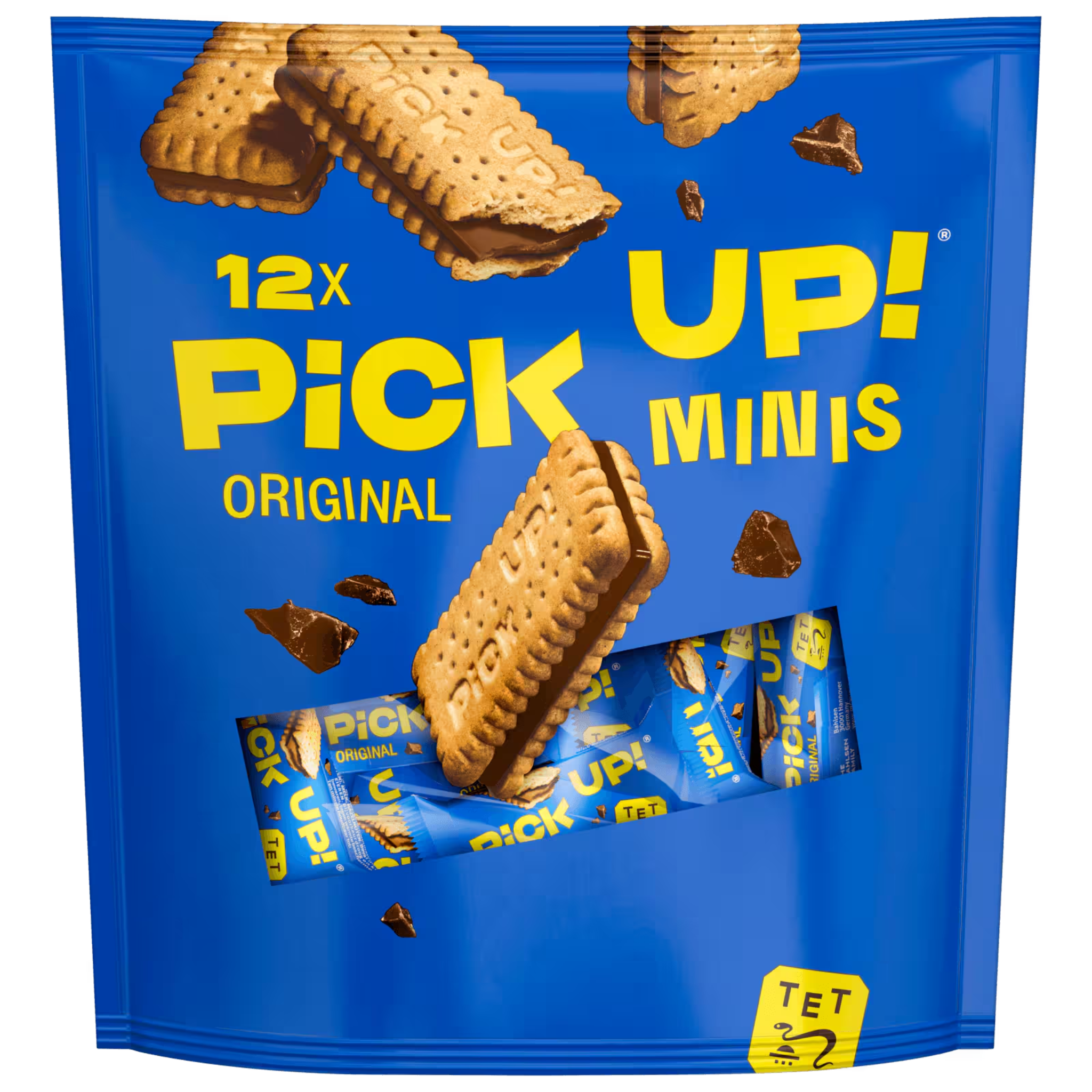Leibniz Pick Up Minis 12-pack – German chocolate biscuit bites