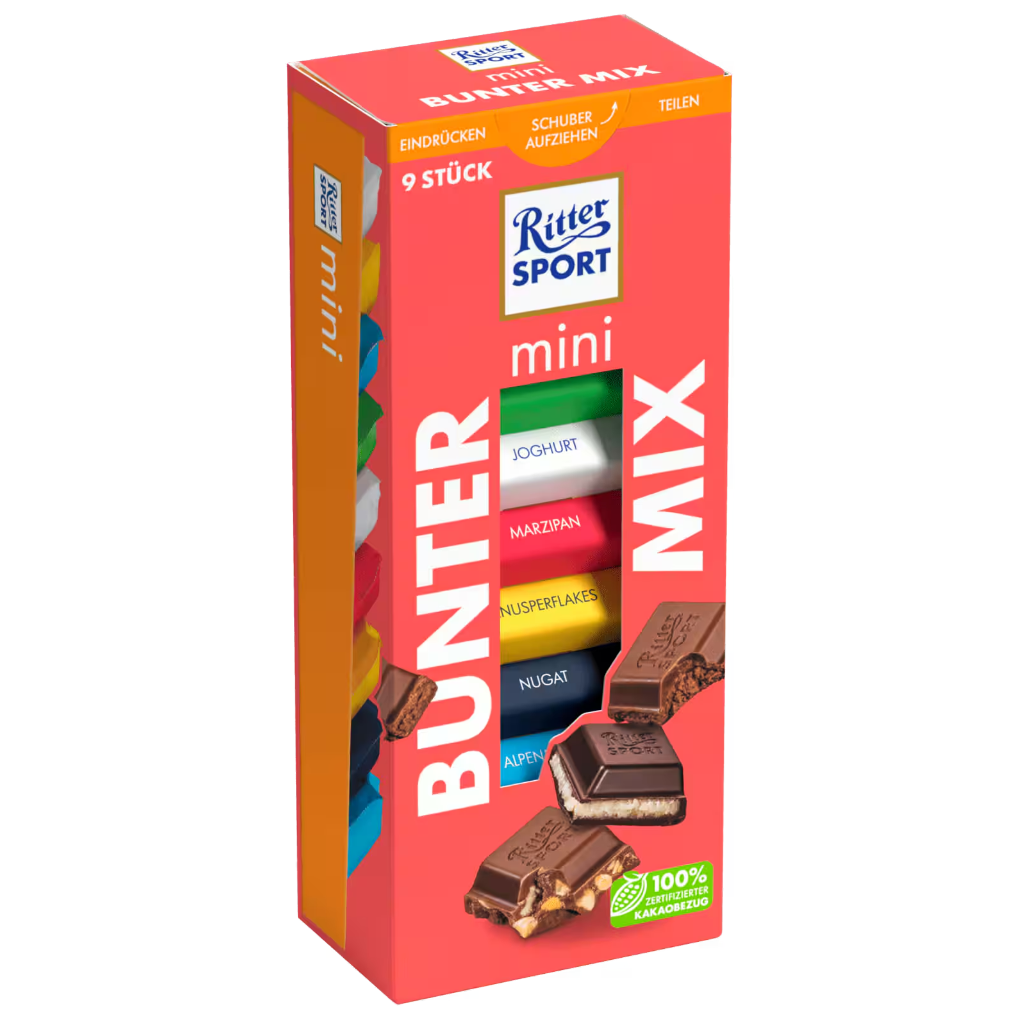 Ritter Sport Mini Bunter Mix 9-pack variety box