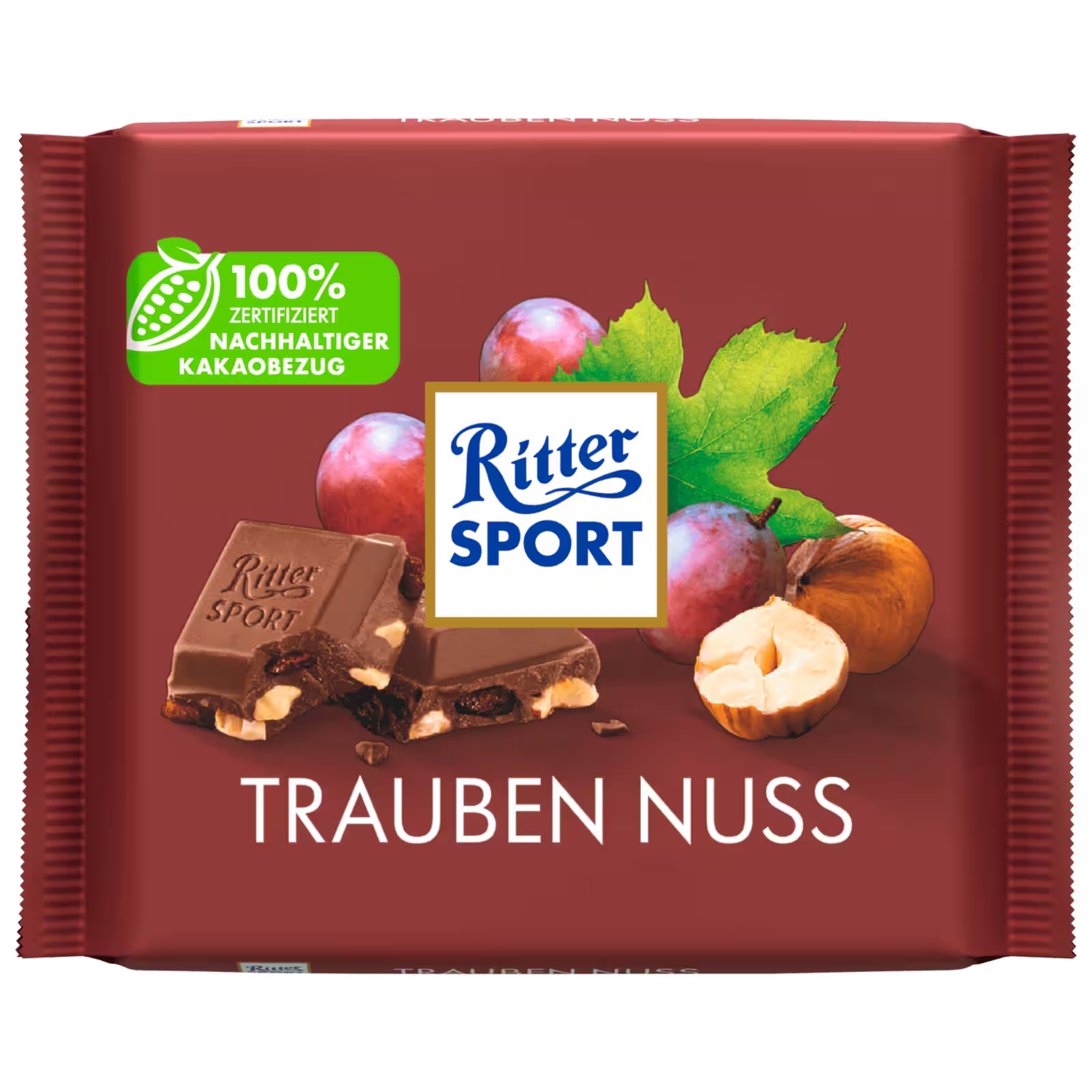 Ritter Sport Raisins and Hazelnuts chocolate 100g