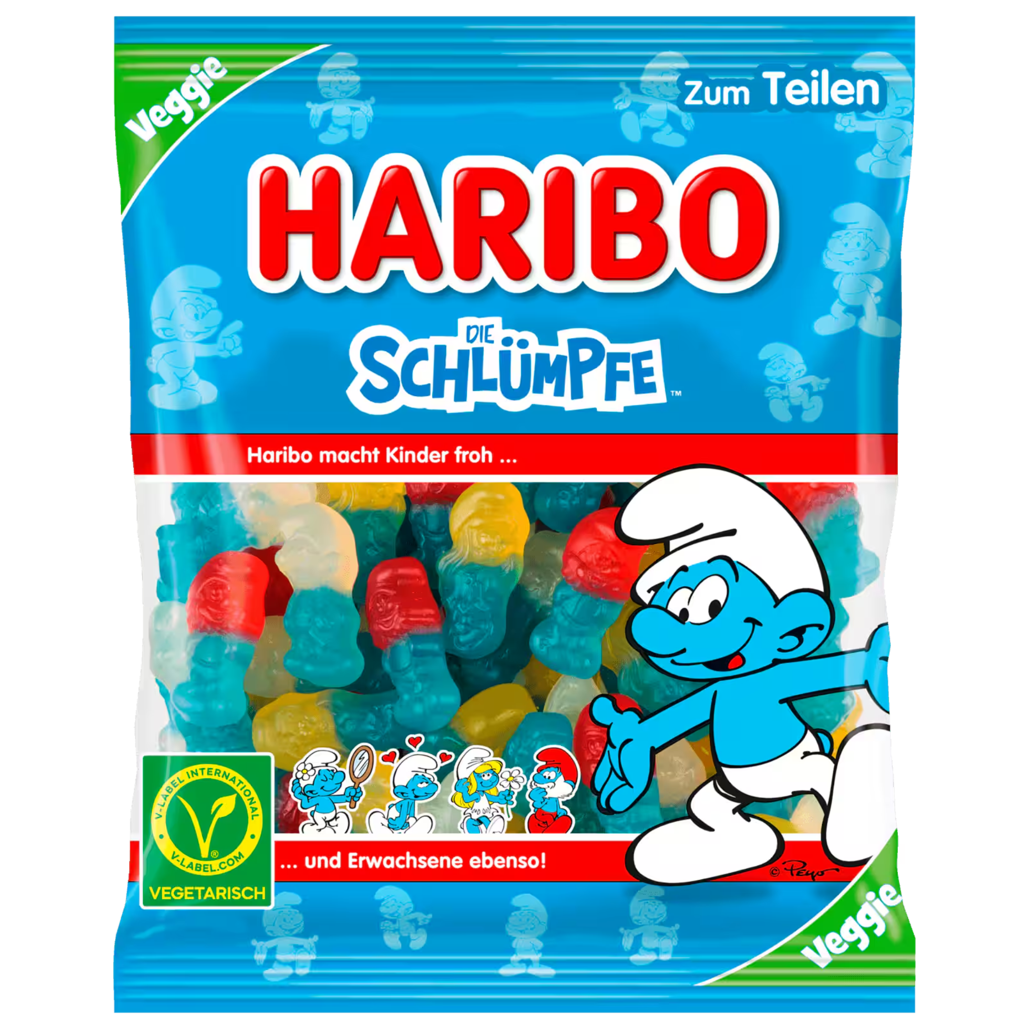 Haribo Smurfs bag – vegan fruit gummies