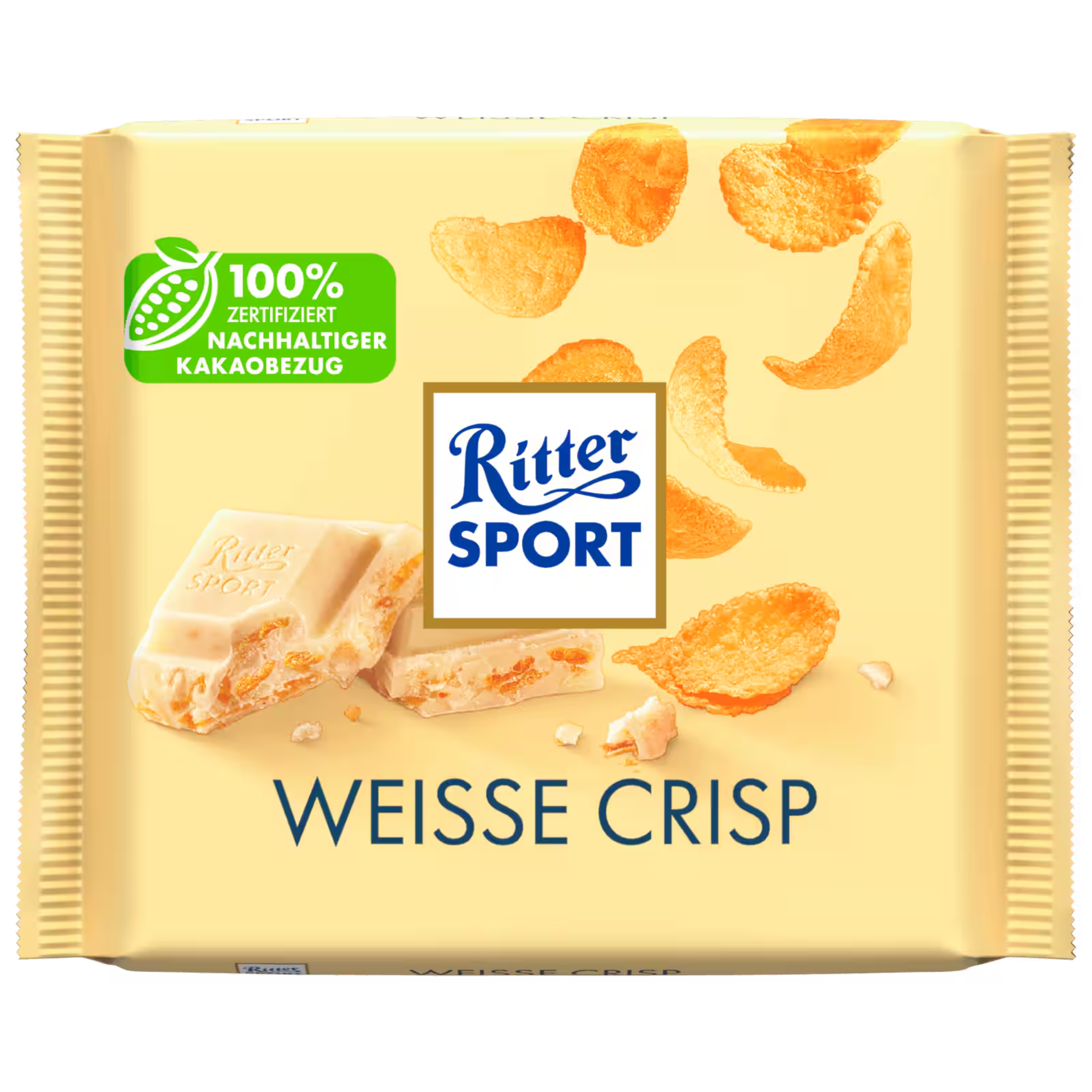 Ritter Sport White Crisp chocolate 100g square bar
