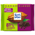 Ritter Sport 81 percent dark chocolate Ghana 100g