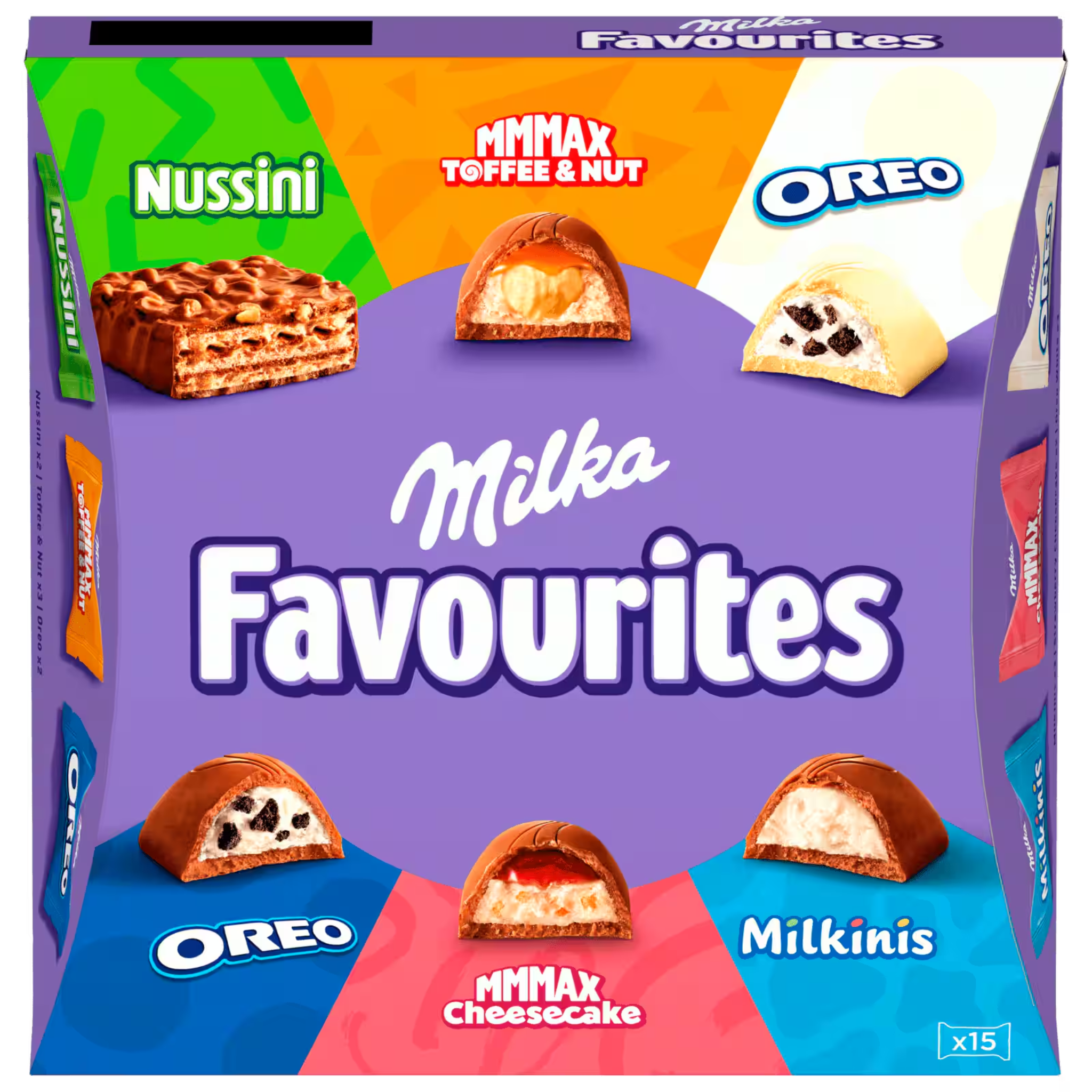 Milka Favourites box 158g – assorted mini chocolates