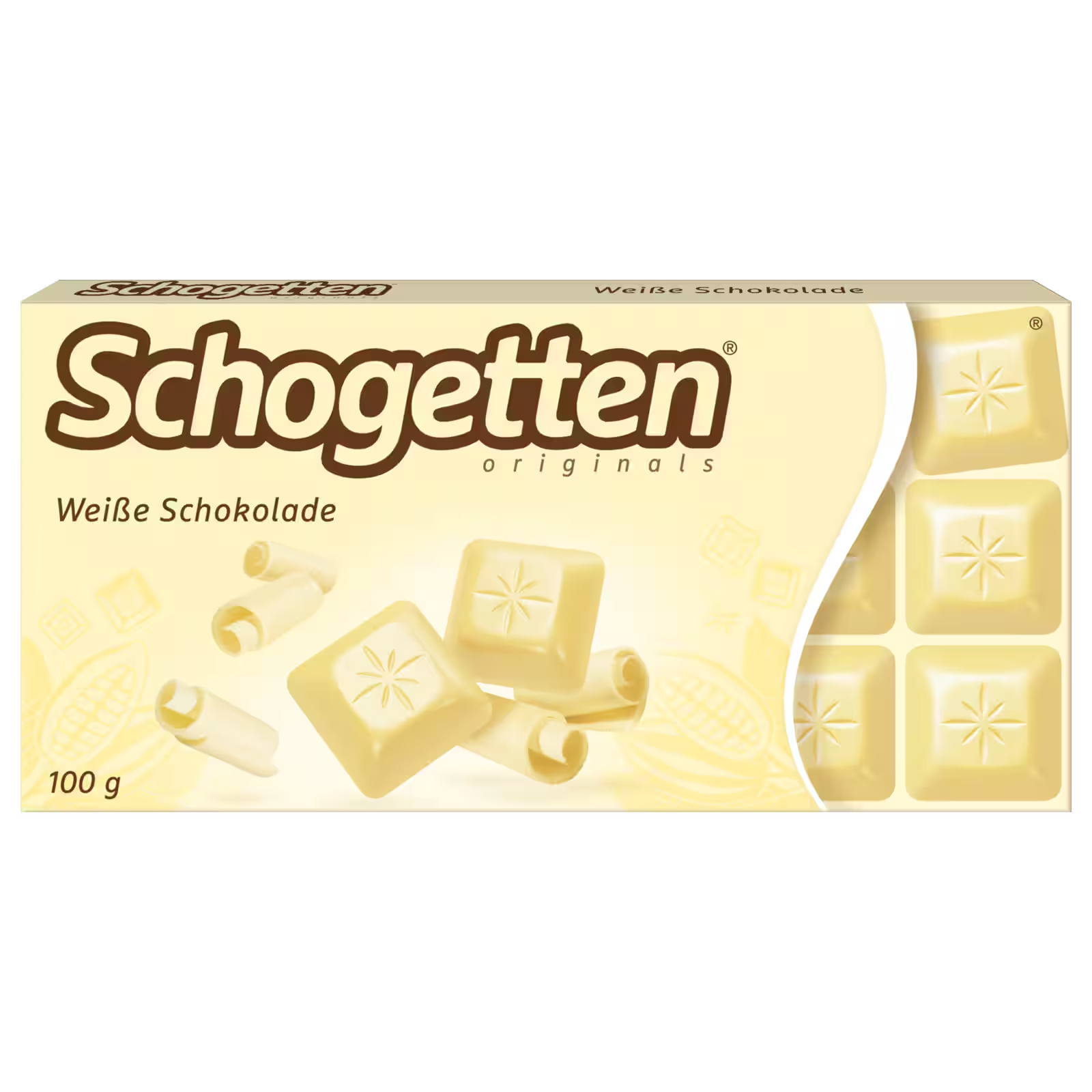 Schogetten white chocolate 100g squares