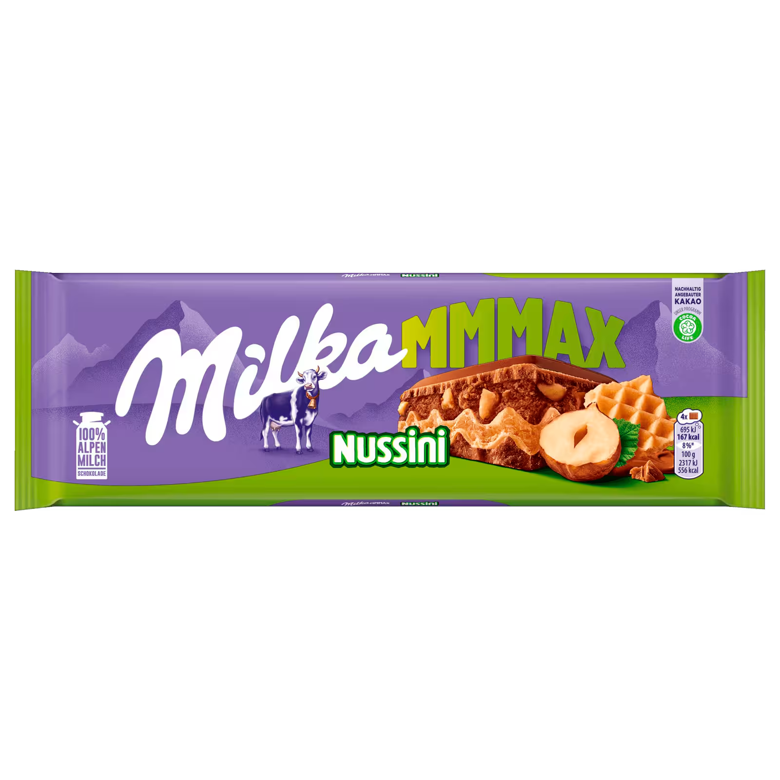 Milka MMMAX Nussini 300g large chocolate bar