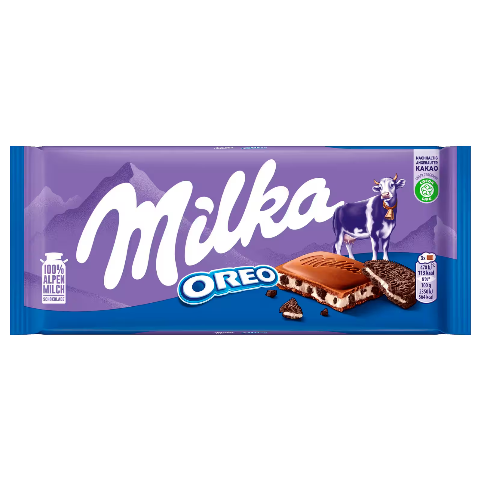 Milka Oreo chocolate 100g bar