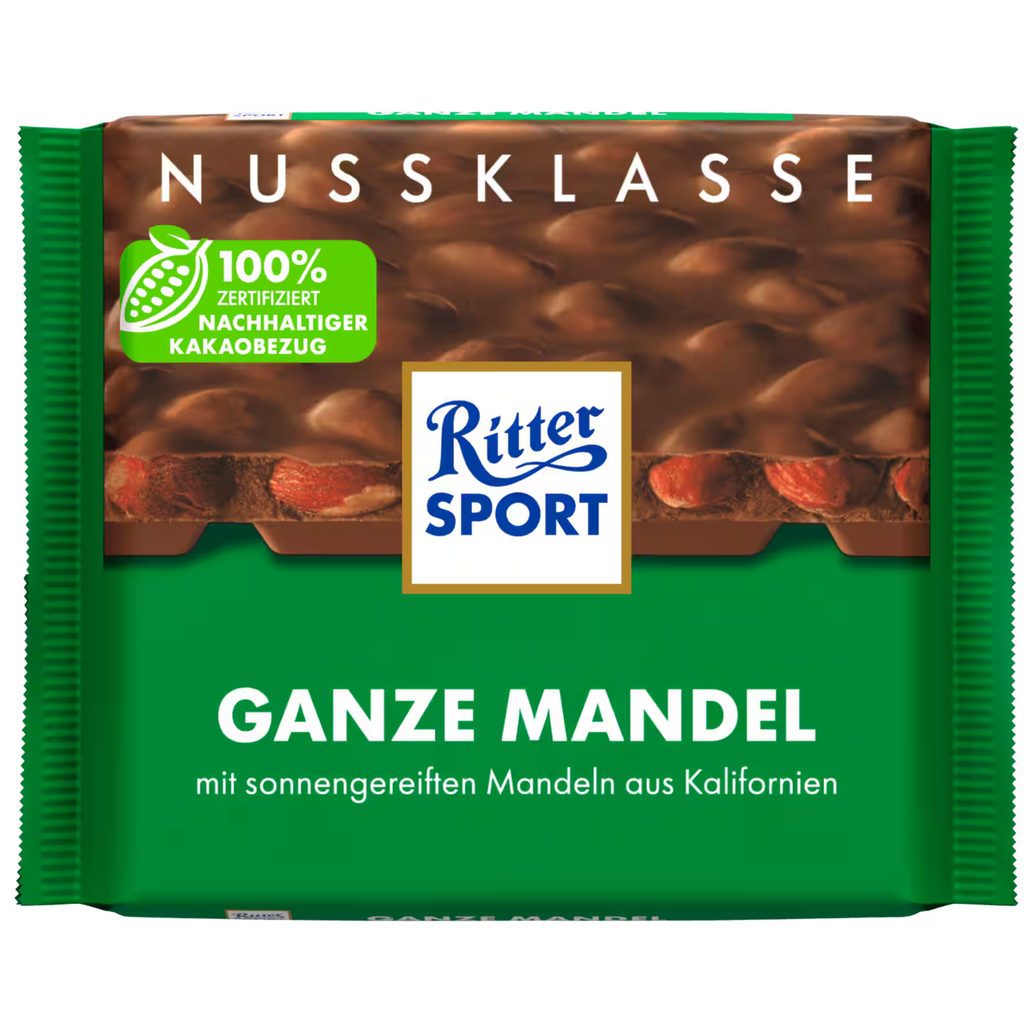 Ritter Sport whole almond milk chocolate 100g