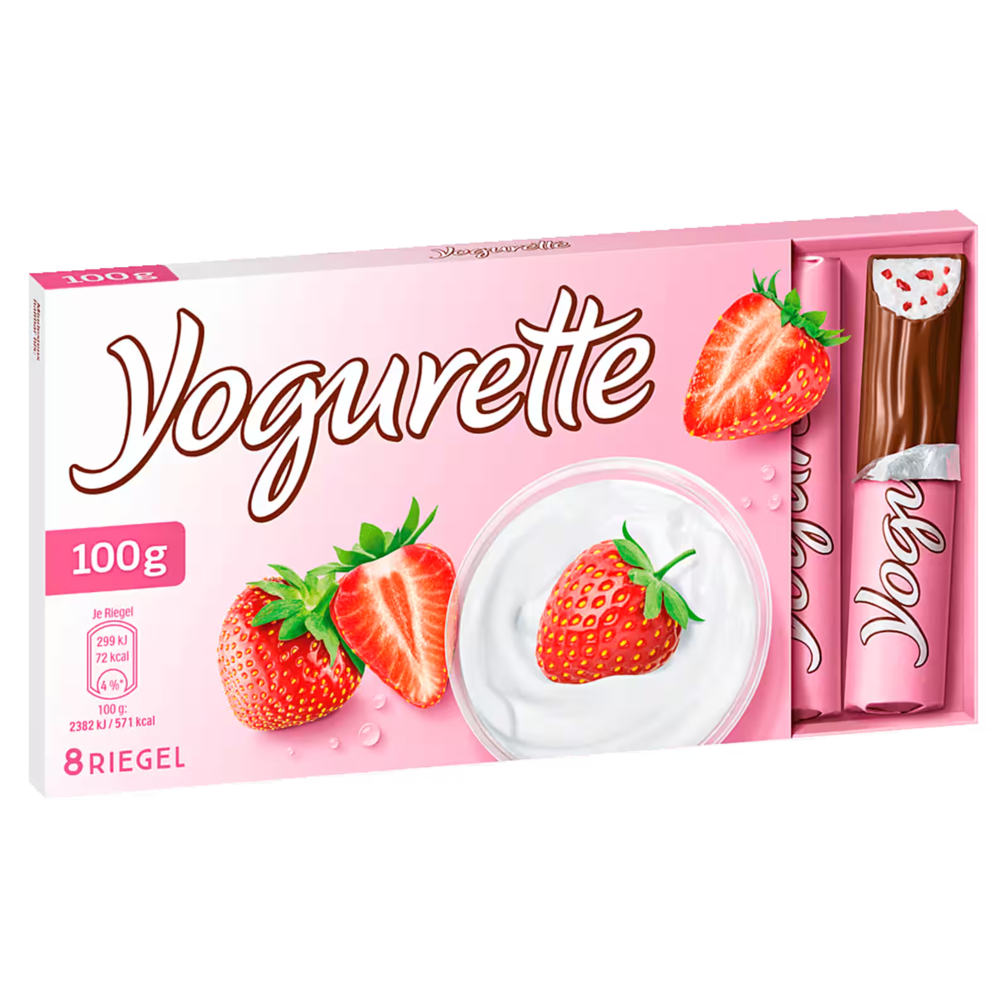 Yogurette strawberry yogurt chocolate 100g pack