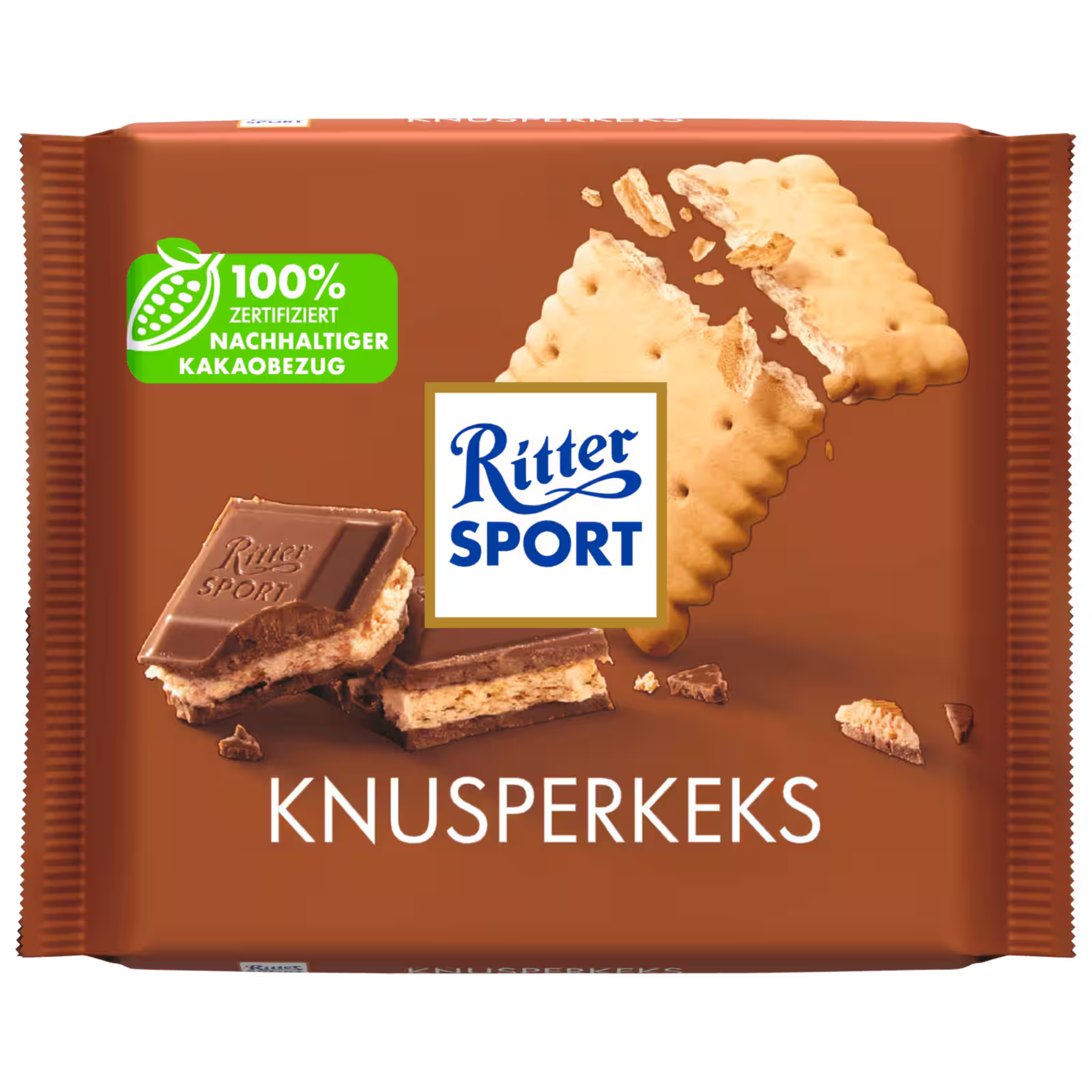 Ritter Sport Butter Biscuit chocolate 100g square bar