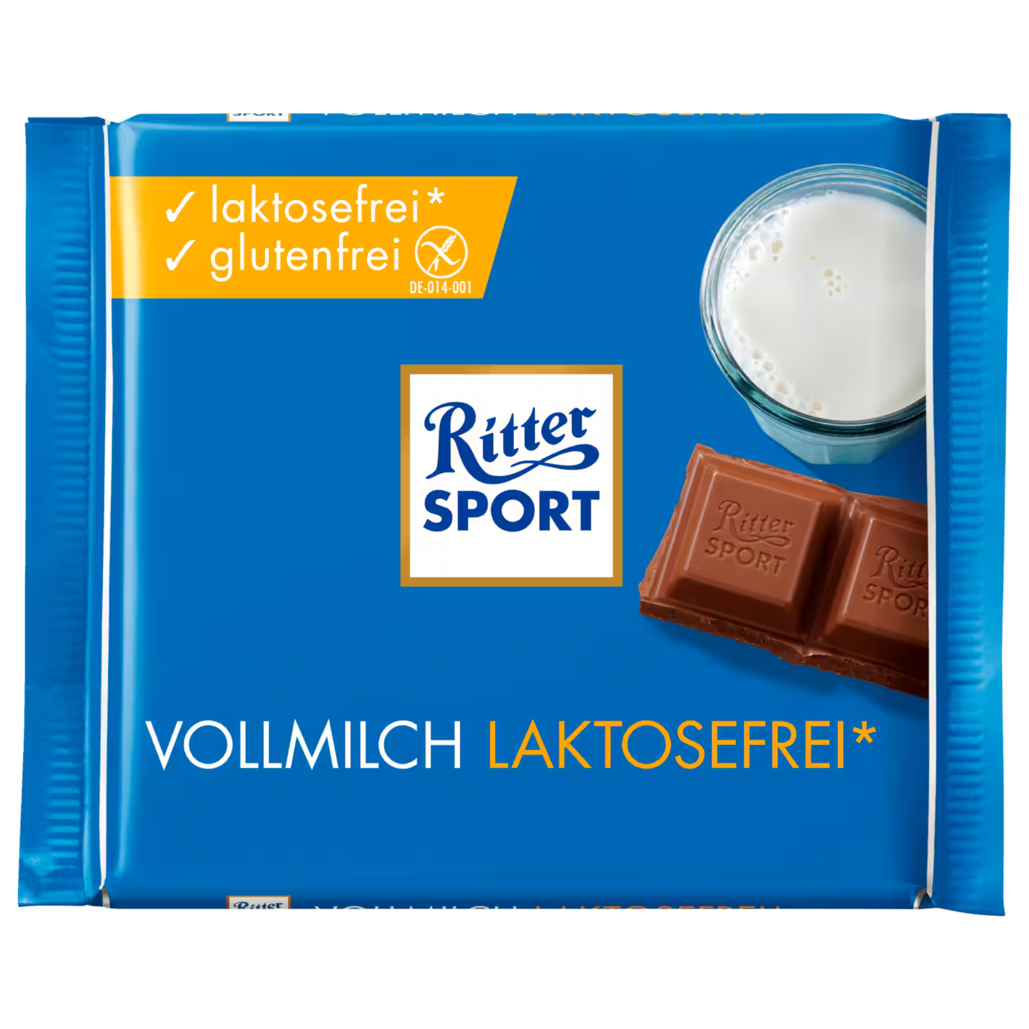 Ritter Sport lactose free milk chocolate 100g