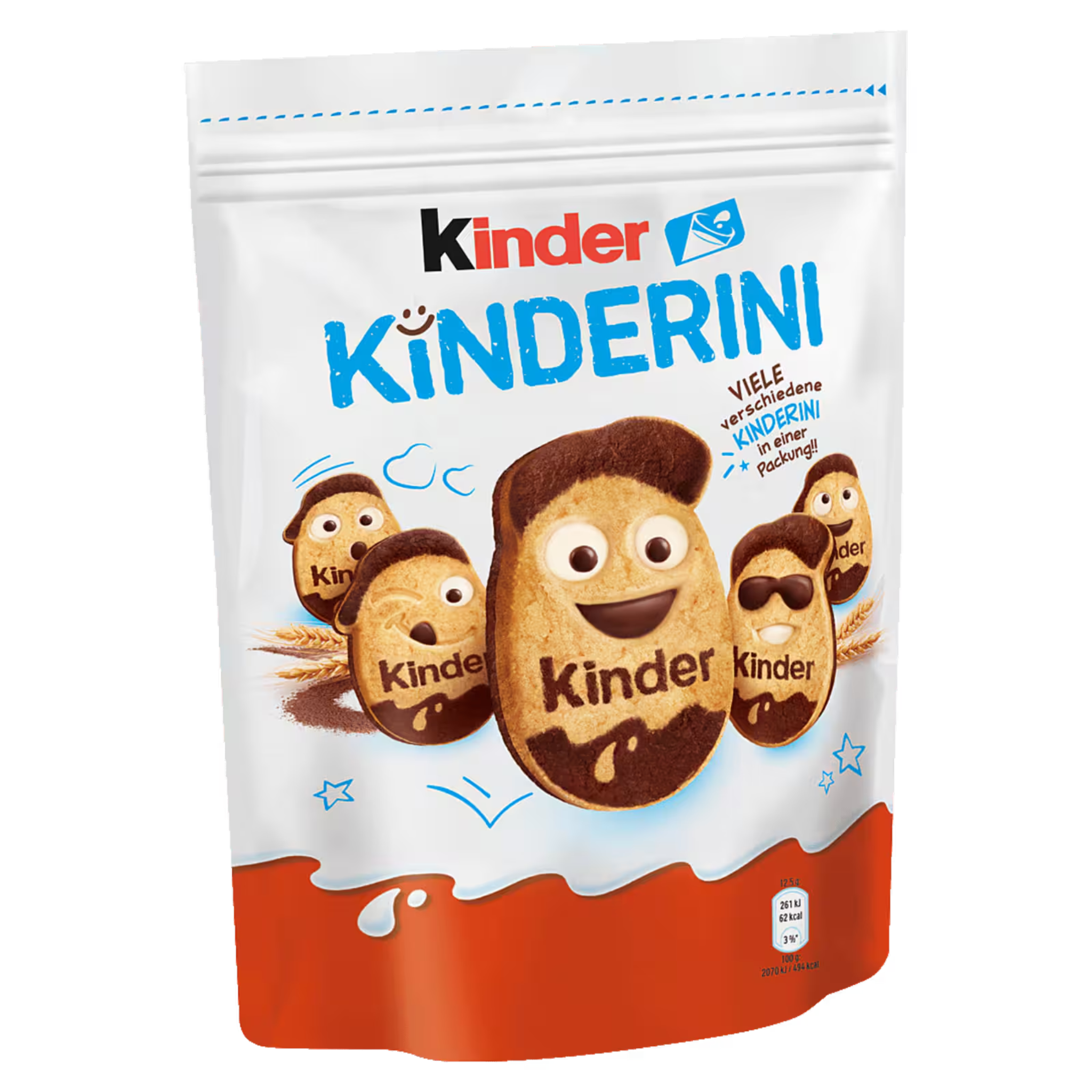 Kinder Kinderini 250g bag – German milk and cocoa cookies