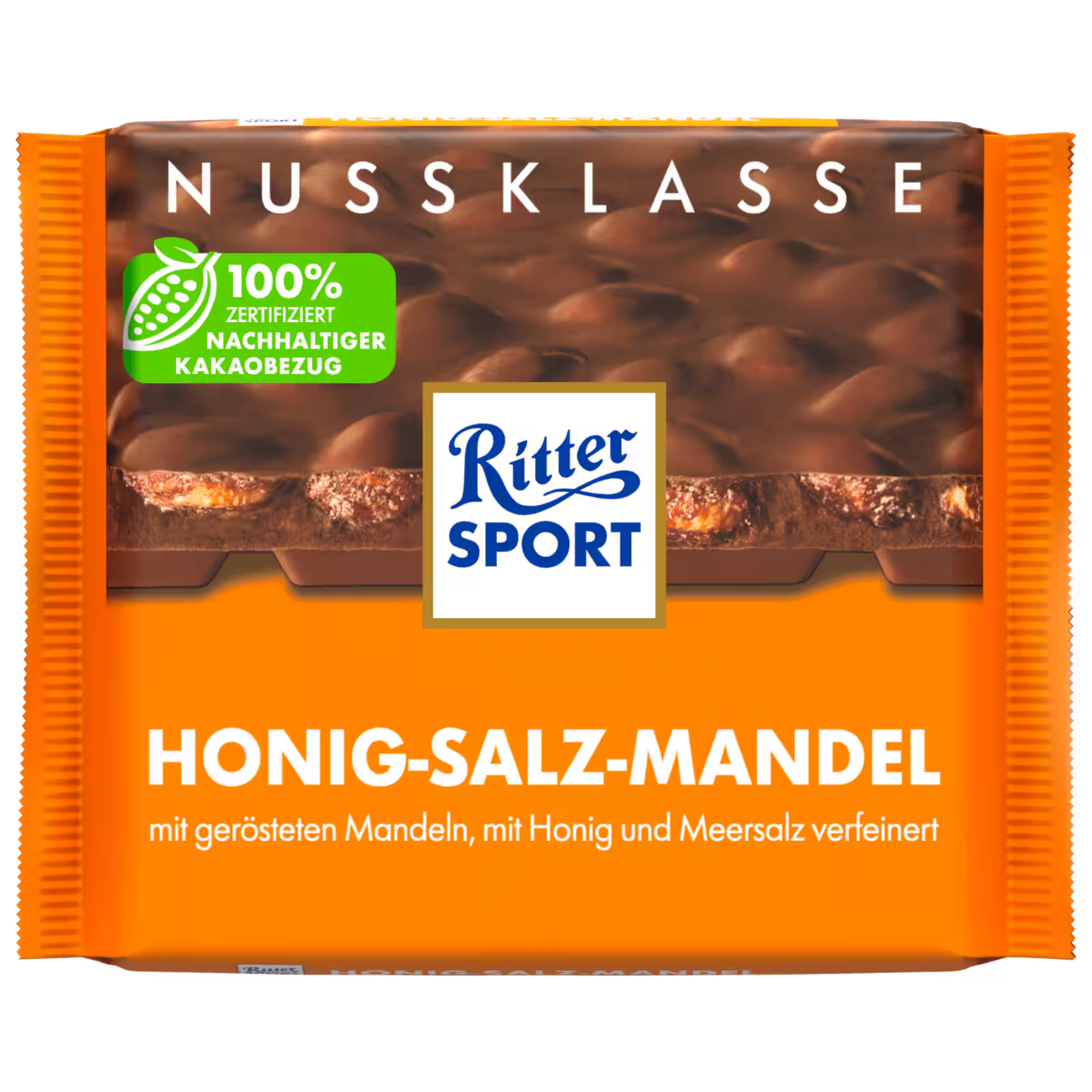 Ritter Sport Honey Salt Almond chocolate 100g