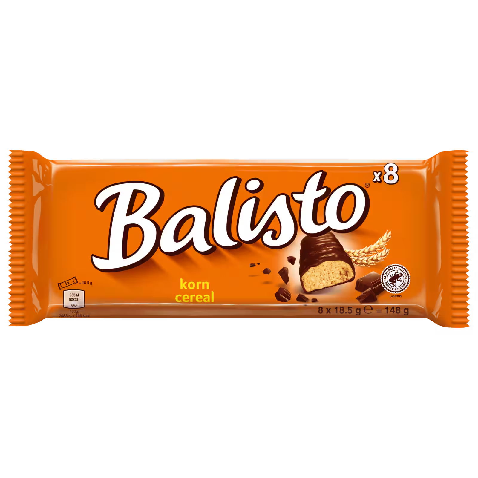 Balisto milk chocolate cereal bars 8-pack