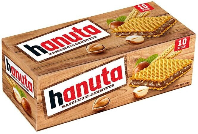 Ferrero Hanuta 10-pack box – German hazelnut wafers