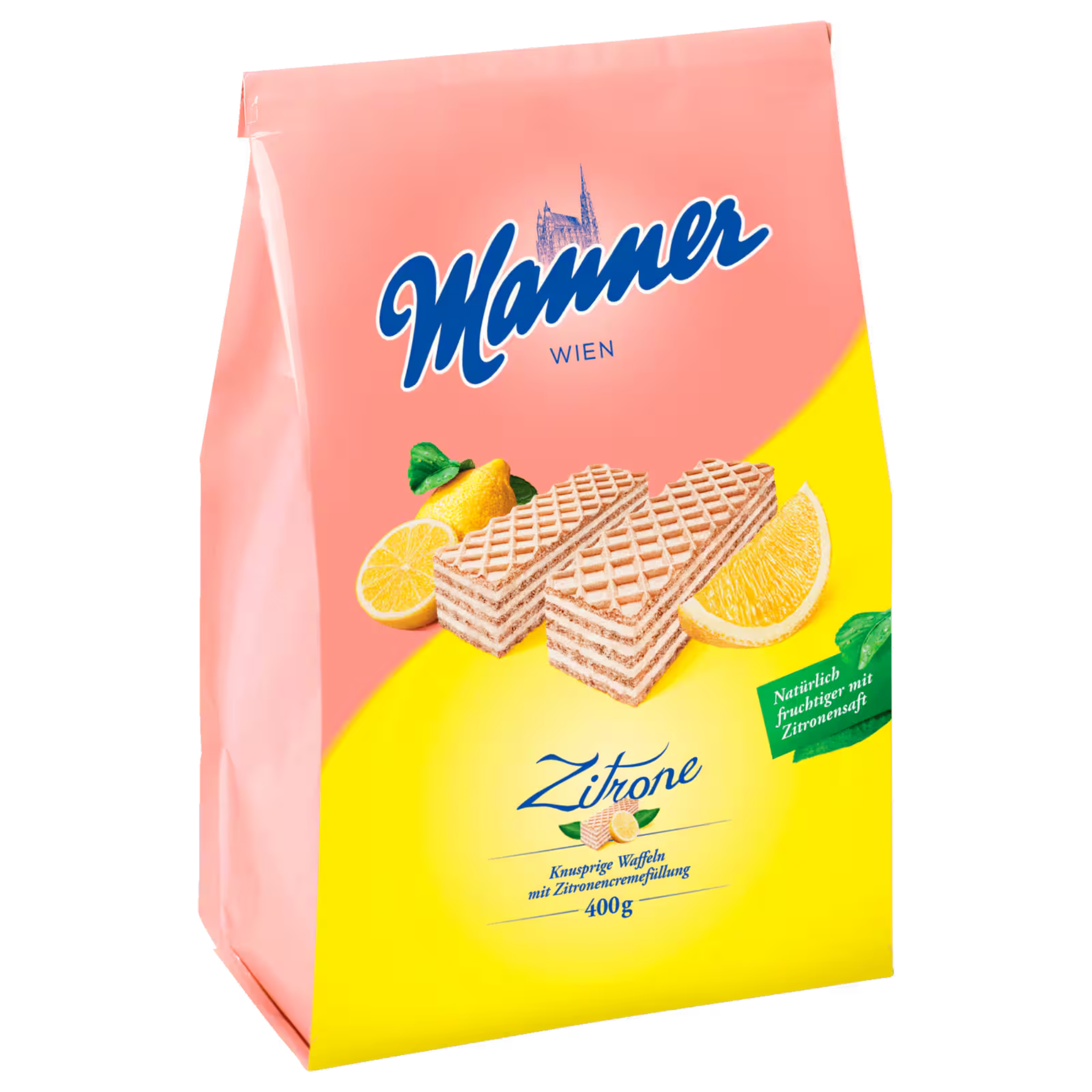 Manner lemon wafer cookies 400g pack