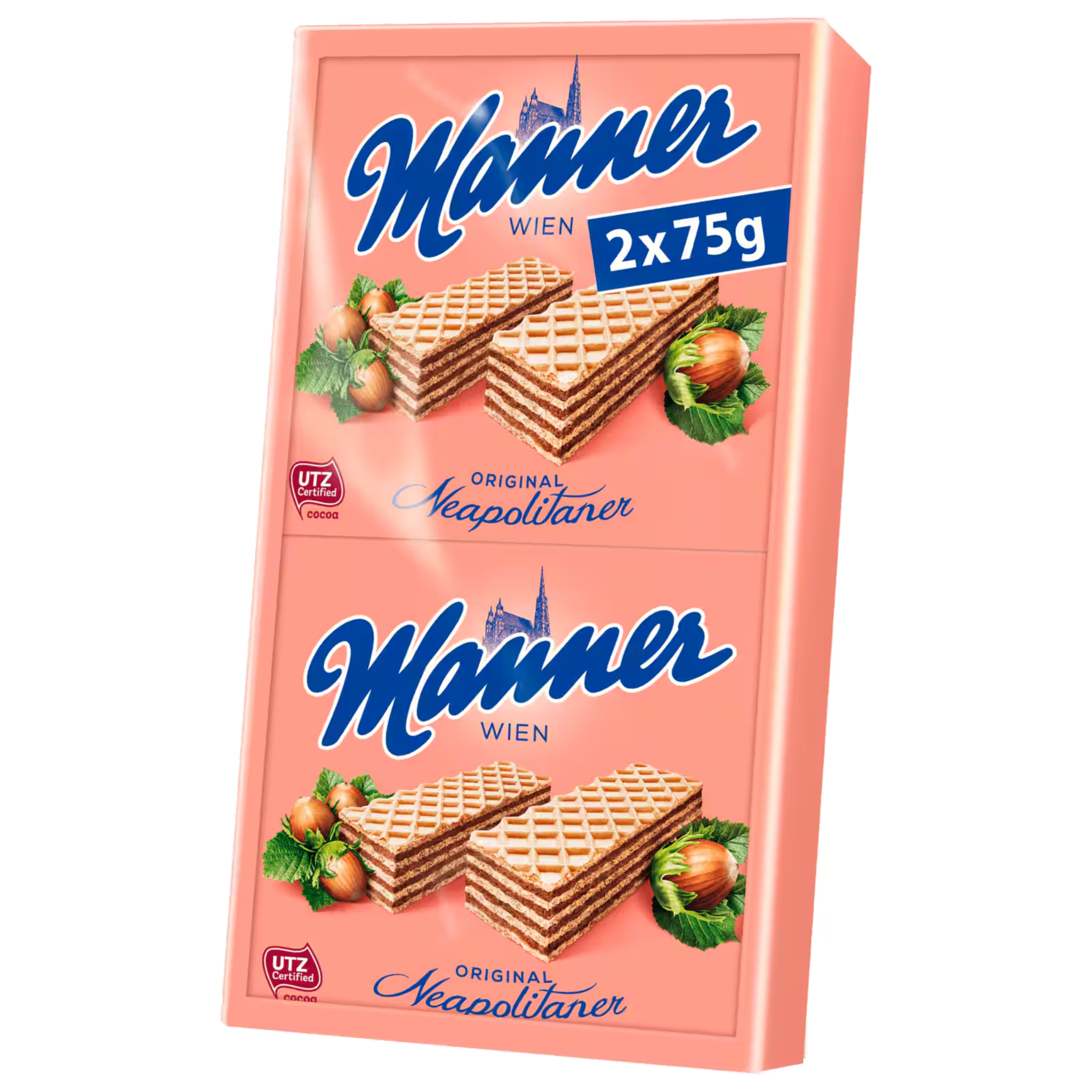 Manner Neapolitan wafers 150g – two 75g packs