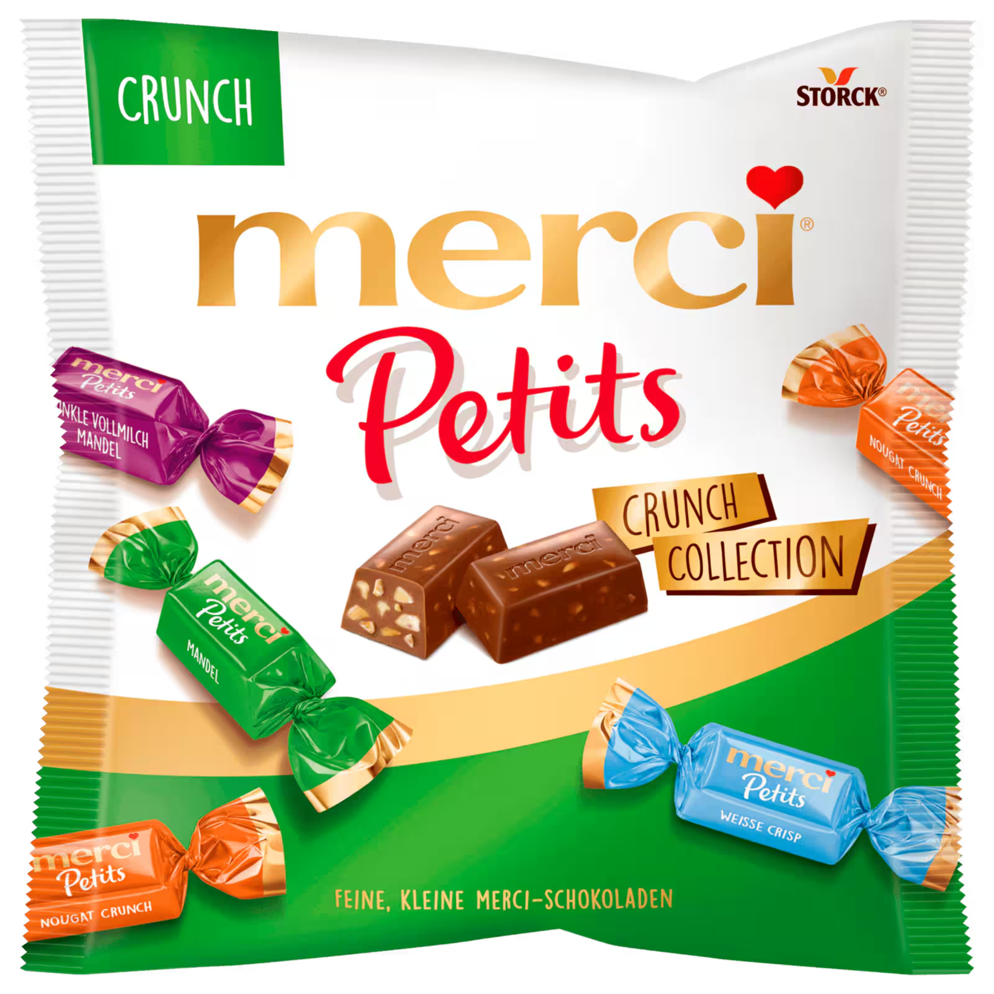 Merci Petits Crunch Collection 125g bag