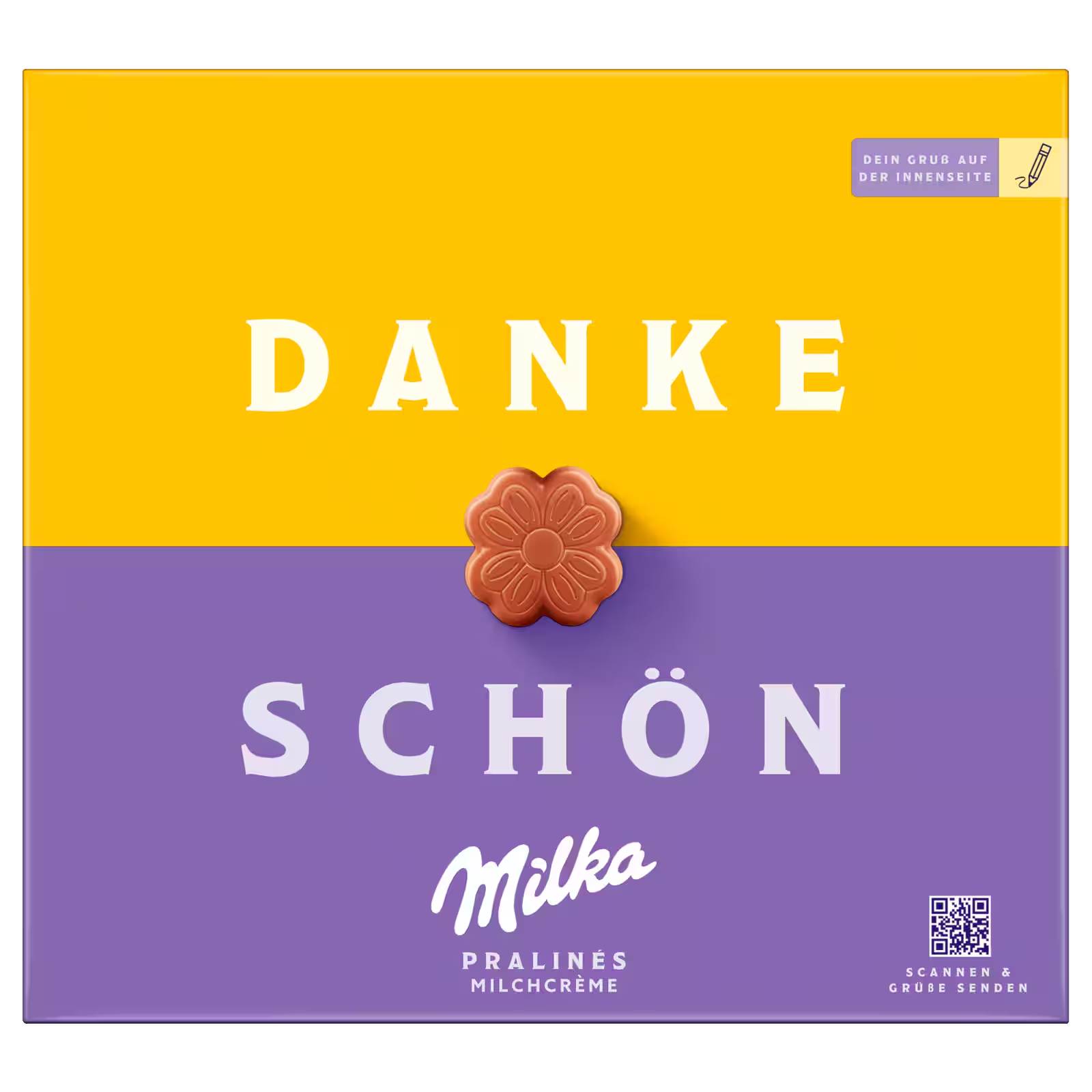 Milka Thank You chocolate pralines 110g gift box