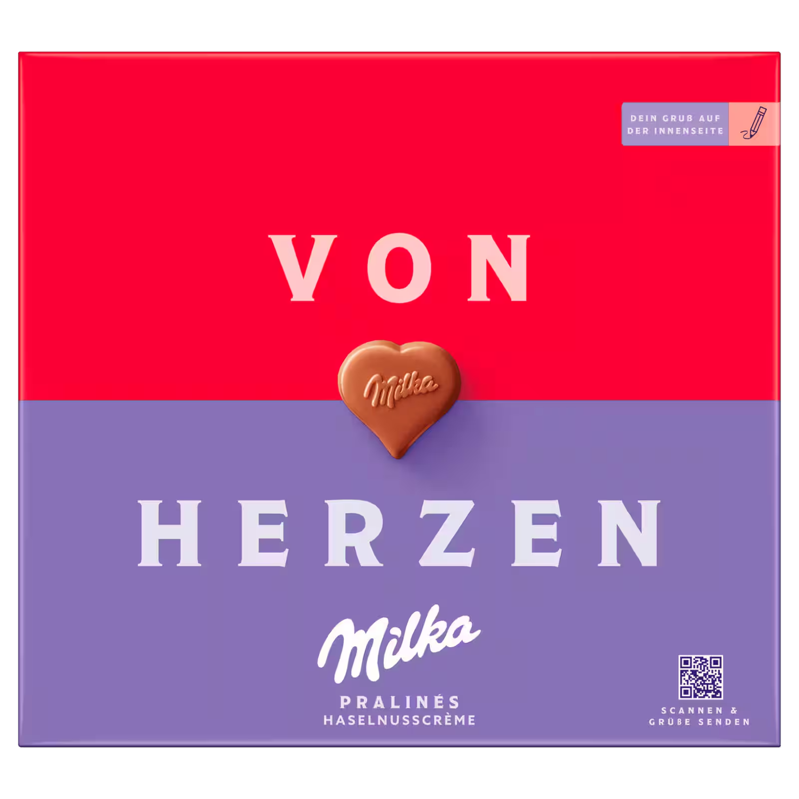 Milka With Love chocolate pralines 110g gift box